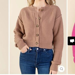 Free People Lila Cardi in bunny - size S